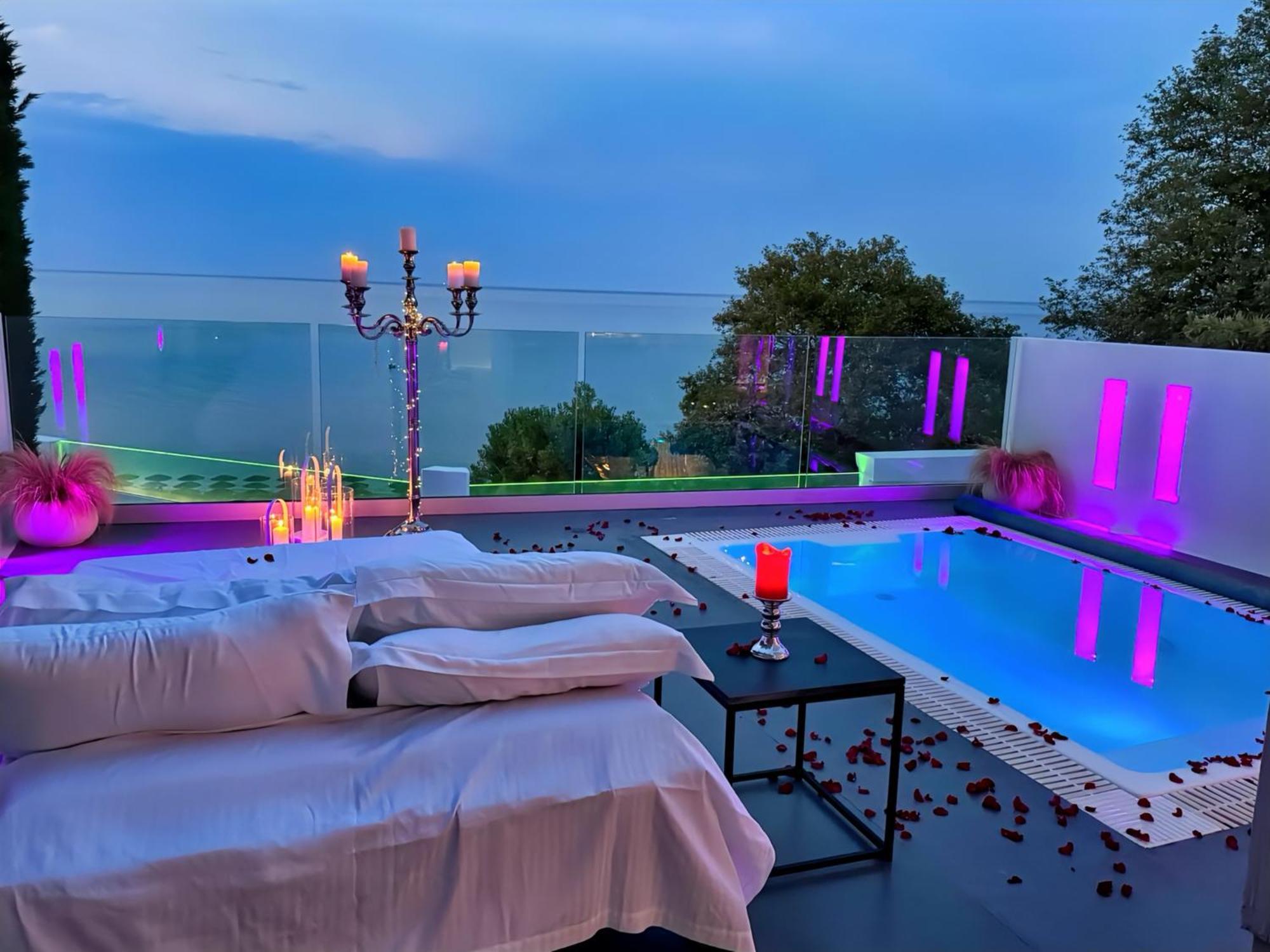 Panorama Suites & Spa - Adults Only Stómion Zimmer foto