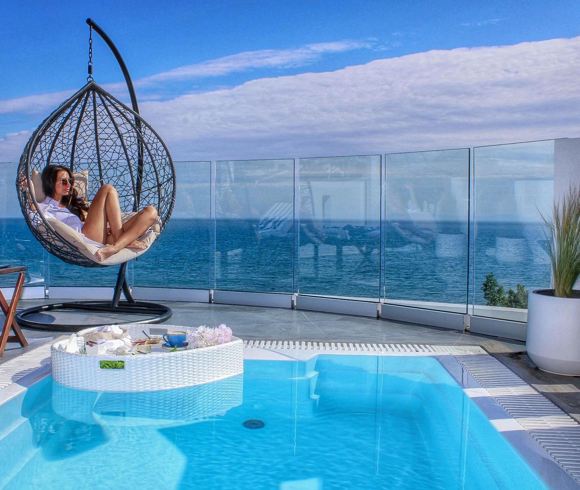 Panorama Suites & Spa - Adults Only Stómion Exterior foto